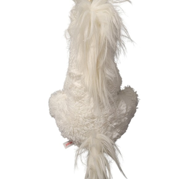 Aurora‎ White 2018 Unicorn Gold Horn Black Eyes Animal Plush Stuffed Toy 12 In - Picture 6 of 9